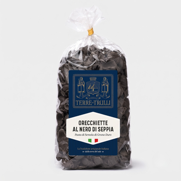 „Orecchiette“ makaronai su sepijų rašalu, 500 g